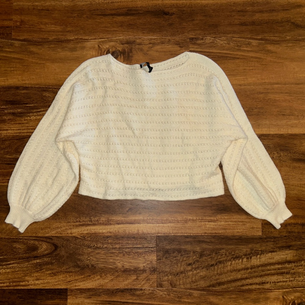 Cream Knit Sweater